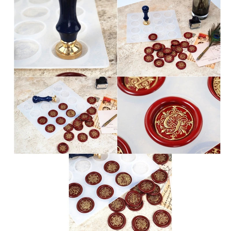 Vintage Envelope Seal Epoxy Resin Mould Silicone Molds