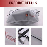 Fireproof Document Bag with Zipper, Waterproof Money Bag