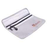 Fireproof Document Bag with Zipper, Waterproof Money Bag