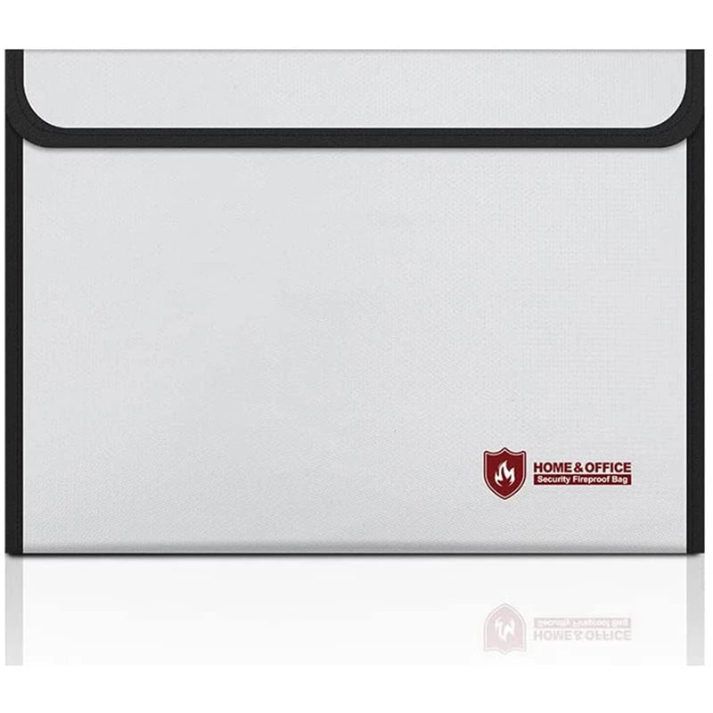 Fireproof Document Bag 15x11 Inch for Valuables Money Documents Jewelry