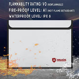 Fireproof Document Bag 15x11 Inch for Valuables Money Documents Jewelry
