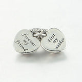 Mother Forever My Pendant Heart Charms Silver 925 Charms Bracelets