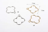 DIY Large Peach Heart Love Band Earrings Material