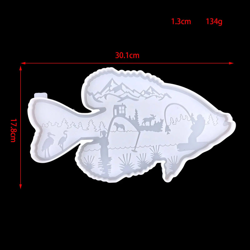 Fish Pendant Silicone Mold for Jewelry Ornament