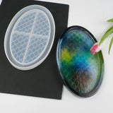 Fish Scale Tray Epoxy Resin Mold Plate Dish Silicone Mould Craft DIY