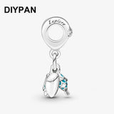 Fish, Sea Turtle & Conch Triple Dangle Charm for Bracelet&Bangle
