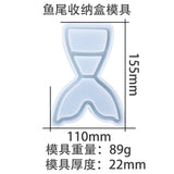 Fish Tail Storage Box Epoxy Resin Mold DIY Handcraft Moulds