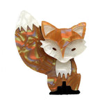Acrylic Fox Brooches And Pins for Women Scarf Accessories