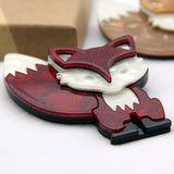 Acrylic Fox Brooches And Pins for Women Scarf Accessories