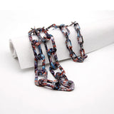 Bohemian Acid Acrylic Long Chain Necklace for Women