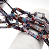 Bohemian Acid Acrylic Long Chain Necklace for Women