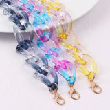 Acrylic Colorful Chain Choker Necklace For Women