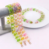 Acrylic Colorful Chain Choker Necklace For Women