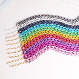 Colorful Acrylic Chain Choker Necklace Set