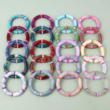 Boho Resin Elastic Tube Beads Polymer Clay Bracelet Jewelry
