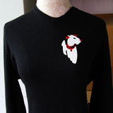 FishSheep Big Dog Acrylic Brooches Lovely Animal Pins and Brooches