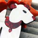 FishSheep Big Dog Acrylic Brooches Lovely Animal Pins and Brooches