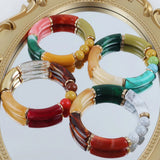 Boho Transparent Acrylic Bracelet for Women