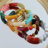 Boho Transparent Acrylic Bracelet for Women