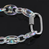Colorful Acrylic Coffee Bean Chain Necklace For Men and Women