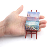 Wood Drawing Board Brooch Lovely Sketchpad Pin