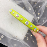 Resin Bangle for Women Acrylic Love Charm Cuff Jewelry