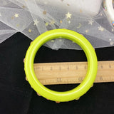 Resin Bangle for Women Acrylic Love Charm Cuff Jewelry