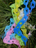 FishSheep Neon Acrylic Chain Necklace Harajuku Punk Choker Jewelry