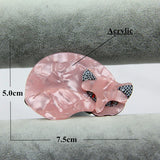 Animal Acrylic Brooch For Women Cartoon Plastic Animal Pins And Brooches