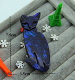 Acrylic Cats Brooches For Women Resin Animal Female Brooch And Pins Badges