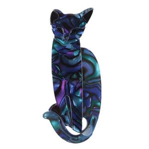 Acrylic Cats Brooches For Women Resin Animal Female Brooch And Pins Badges