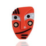 Abstract Face Portrait Acrylic Brooches Big Asymmetric Human Face Brooch