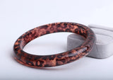 Leopard Resin Bangle Wide Cuff Acrylic Charm
