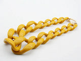 FishSheep Punk Acrylic Chunky Chain Choker Necklace Statement