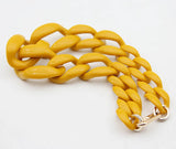 FishSheep Punk Acrylic Chunky Chain Choker Necklace Statement
