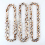 Vintage Resin Chain Collar Necklace for Women