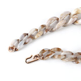 Vintage Resin Chain Collar Necklace for Women