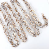 Vintage Resin Chain Collar Necklace for Women
