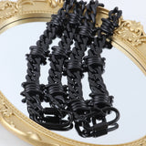 Red Acrylic Brambles Chain Necklace Punk Choker Men's Jewelry
