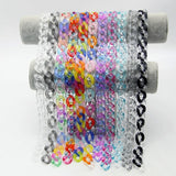 Rock Punk Acrylic Chain Necklace Mixed Chain Pendant Jewelry