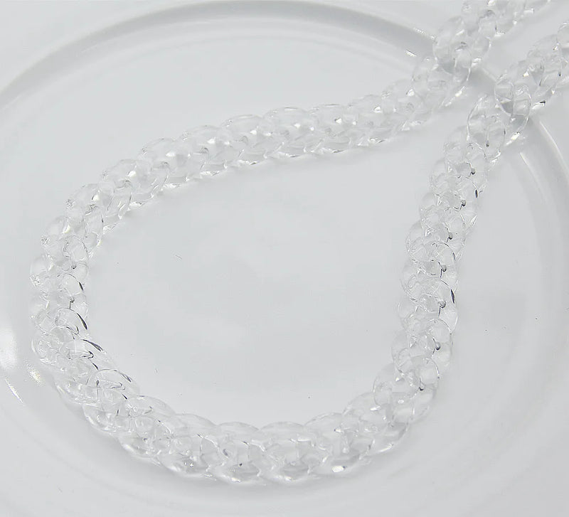 Rock Punk Acrylic Chain Necklace Mixed Chain Pendant Jewelry