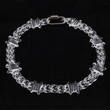 Punk Rock Acrylic Chain Necklace with Thorns for Men Women