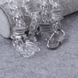 Punk Rock Acrylic Chain Necklace with Thorns for Men Women