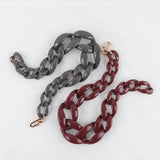 Chunky Choker Necklace Resin Colorful Large Chain Pendant Jewelry
