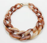 FishSheep Chunky Chain Choker Necklace for Women Boho Big Link Chain