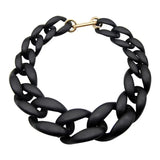 FishSheep Chunky Chain Choker Necklace for Women Boho Big Link Chain