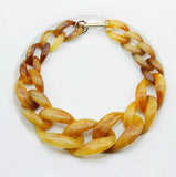 FishSheep Chunky Chain Choker Necklace for Women Boho Big Link Chain