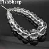 Acrylic Ball Choker Necklace Crystal Beaded Pendant Collar