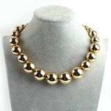 FishSheep Statement Big Ball Choker Necklace Punk Acrylic CCB Beads Pendants