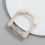 FishSheep Vintage Acrylic Leopard Print Bangles for Women